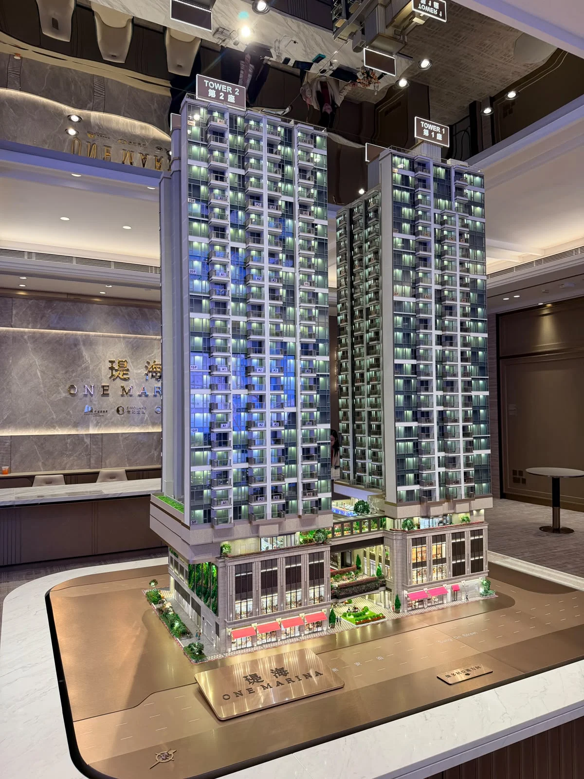 建築模型：模型照片，非落成實景